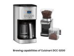 Brewing capabilities of Cuisinart DCC-3200