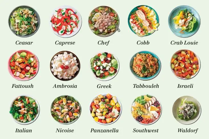 types of salads