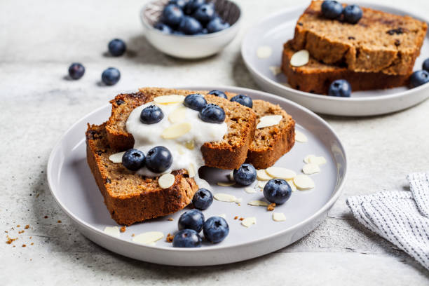 banana bread with yogurt 1